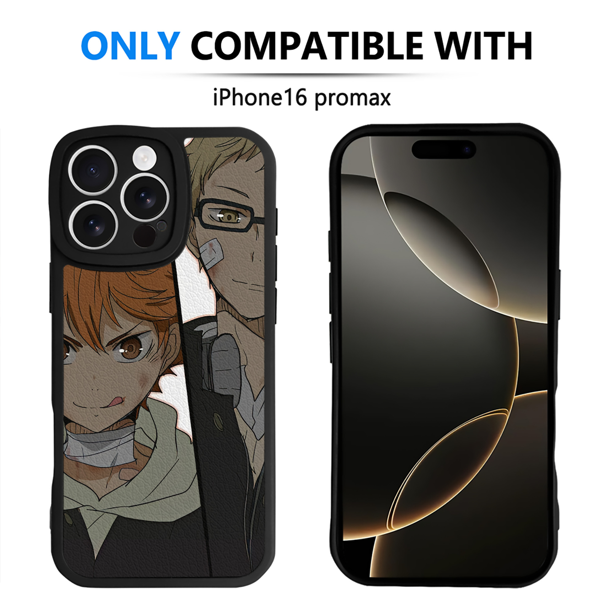 （画像用） ハイキュー!! Haikyu!! 【iPhone 16シリーズ対応】シリコンスマホケース（レザー調） 材質：シリコン